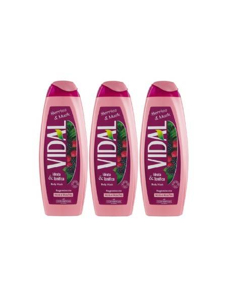 Vidal bagnoschiuma Mora e Muschio 500 ml (3 pz)