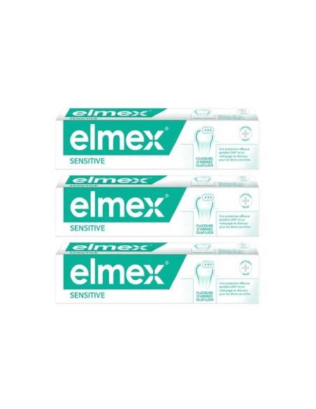 Elmex dentifricio Sensitive 75 ml (3 pz)