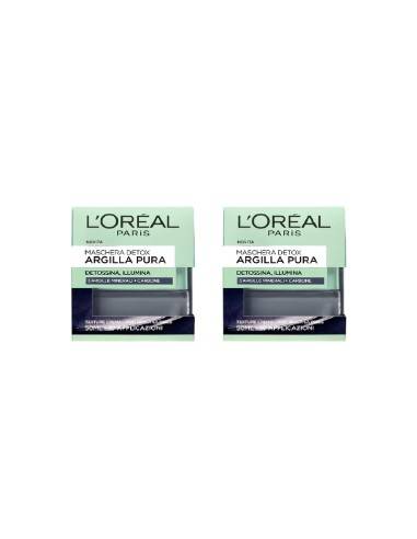 L'Oréal maschera Detox Argilla Pura + Carbone...