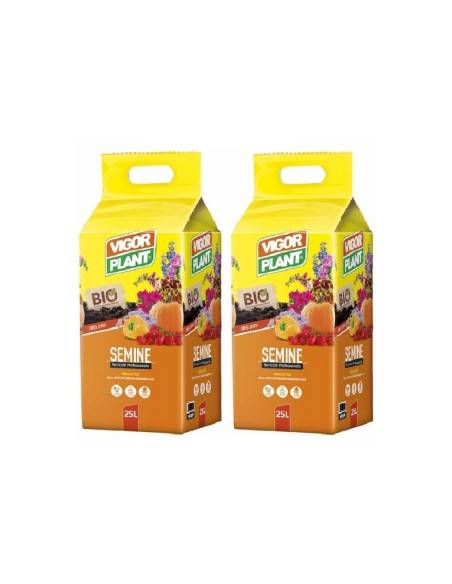 Vigorplant terriccio per Semine e trapianti 25 lt (2 pz)