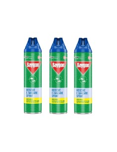 Baygon insetticida spray Mosche e Zanzare azione rapida...