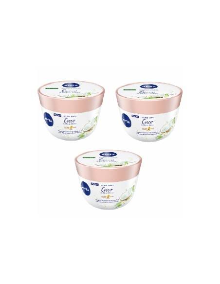 Nivea Soufflè crema olio corpo Cocco e Olio di Monoi 200 ml (3 pz)