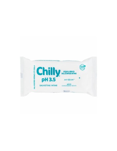 Chilly salviettine intime pH 3.5 Anti-Odor 12 pz