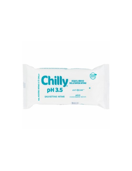Chilly salviettine intime pH 3.5 Anti-Odor 12 pz