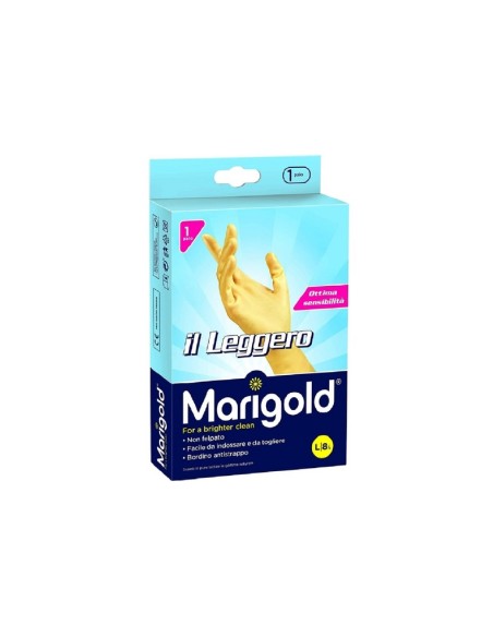 Marigold il Leggero guanti domestici in Lattice Tg. L