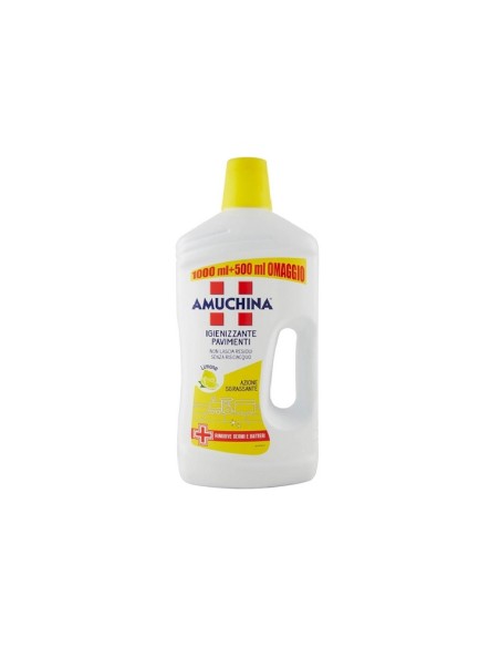 Amuchina igienizzante pavimenti Limone 1000 ml + 500 ml gratis