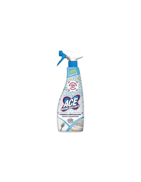Ace bagno brillante anticalcare senza candeggina spray 500 ml