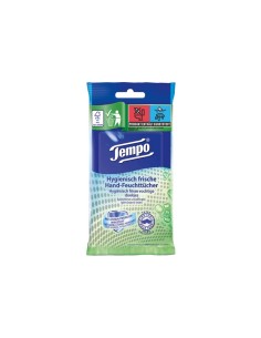Tempo salviettine umidificate igienizzanti per le mani 10 pz