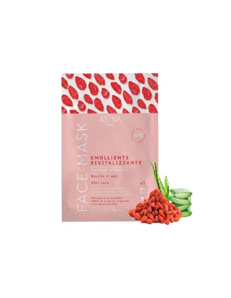 Astra Face Mask maschera emolliente rivitalizzante Bacche di Goji e Aloe Vera