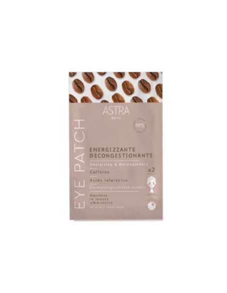 Astra Eye Patch energizzante decongestionante Caffeina e Acido Ialuronico 2 pz