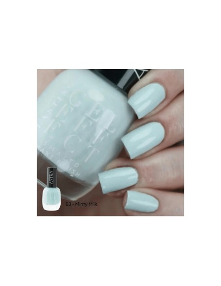 Astra smalto Lasting Gel Effect N° 63 Minty Milk
