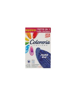 Coloreria Italiana colorante per tessuti Blu Jeans 350 gr