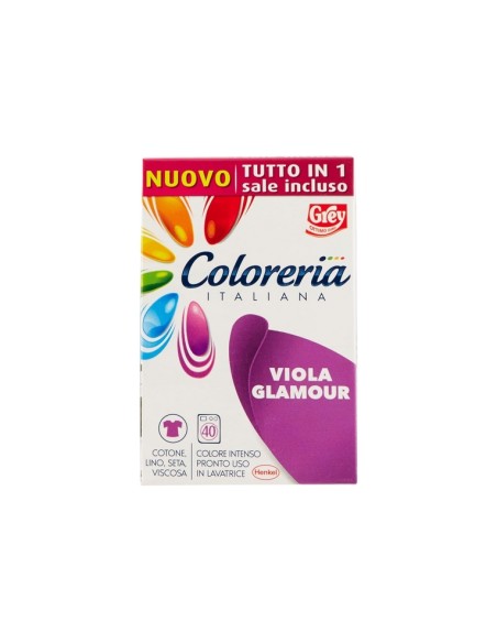 Coloreria Italiana colorante per tessuti Viola Glamour 350 gr