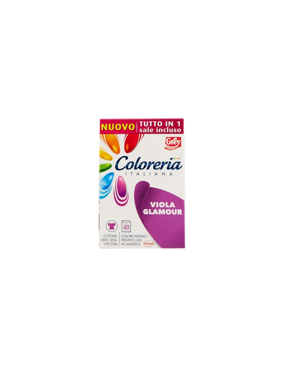 Coloreria Italiana colorante per tessuti Nero Intenso 350 gr