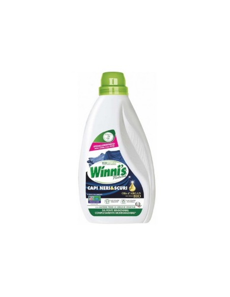 Winni's Naturel detersivo Capi Neri & Scuri Olio d'Argan Bio 15 lavaggi 750 ml