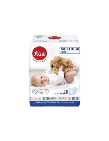 Trudi telino igienico 60 x 60 cm confezione da...