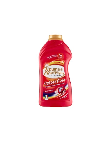 Spuma di Sciampagna bucato delicato Colore Puro 16 lavaggi 800 ml