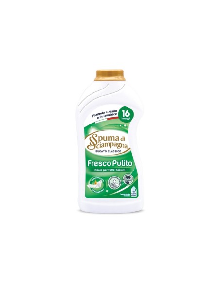 Spuma di Sciampagna bucato classico Fresco Pulito 16 lavaggi 800 ml