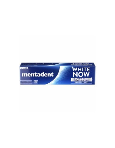 Mentadent dentifricio White Now 75 ml