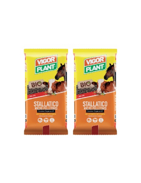 Vigorplant Stallatico mini pellettato humus vegetale 5 Kg (2 pz)
