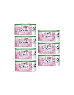Foxy carta igienica Seta al Talco 4 rotoli + 2 gratis (7 pz) 2