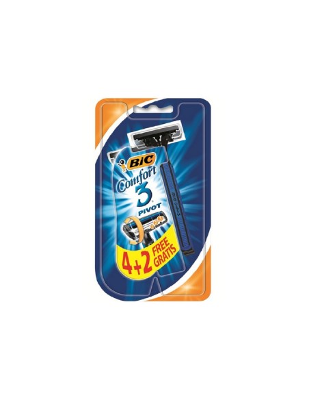 Bic rasoi Comfort 3 Pivot 4 + 2 gratis