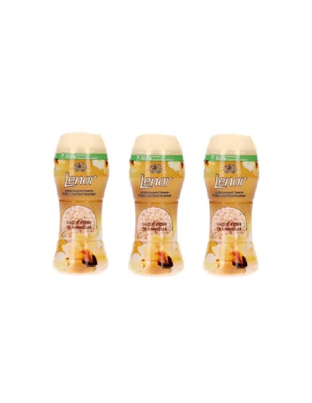 Lenor perle profumo per il bucato Oro e Fiori di Vaniglia 210 gr (3 pz)