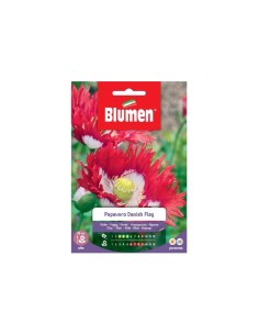 Blumen semi Papavero Danish Flag